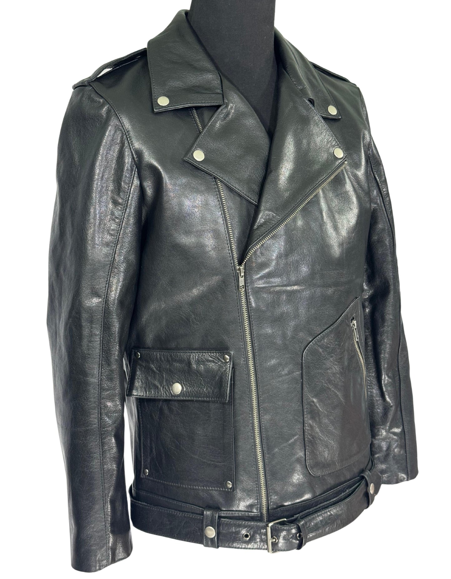 Buffalo Leather Biker Jacket